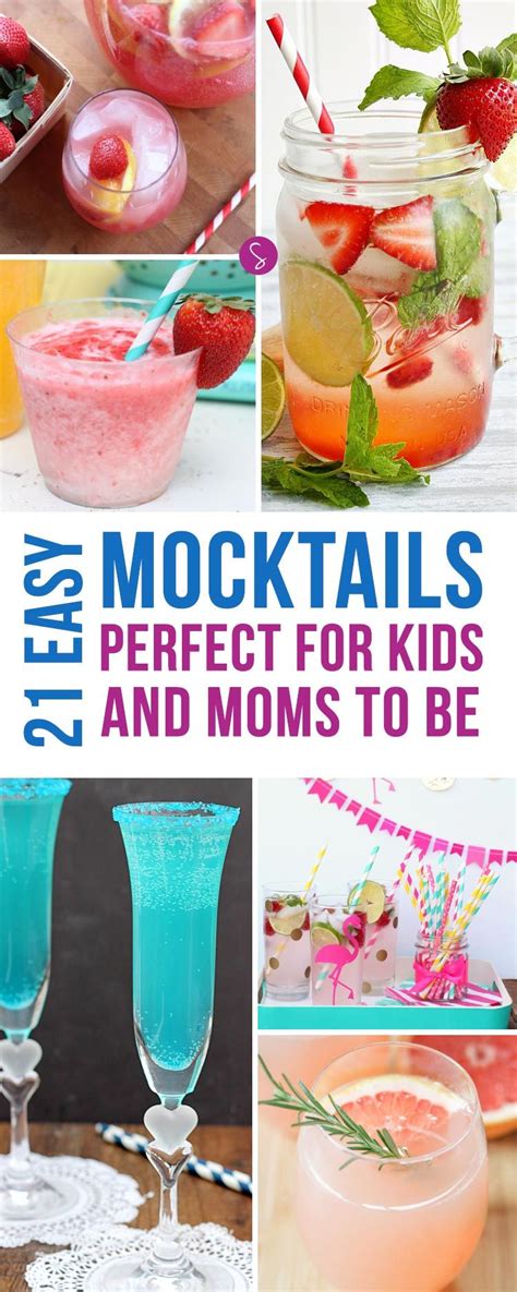 Easy Mocktail Recipes For Kids And Baby Showers Just Because They Can