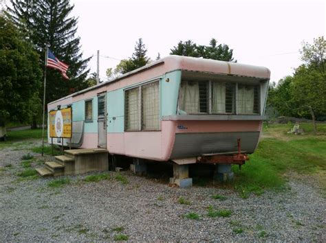 1950s Vintage 44 Mobile Home Trailer Camperno Wheels But Awesome