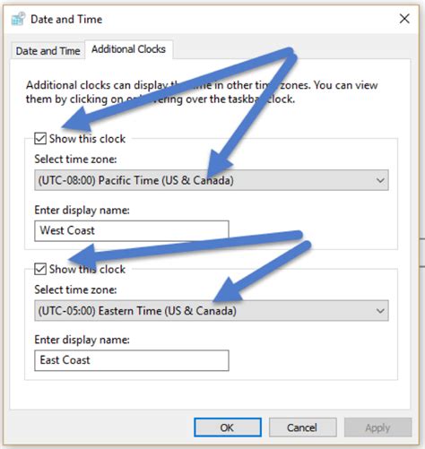 Windows 10 Tips Taskbar Date And Time Anniversary Update