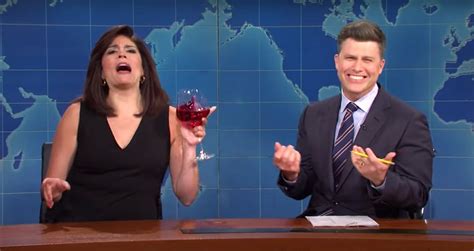Cecily Strong S Outrageous Judge Jeanine Broke Colin Jost On Snl