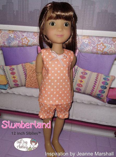 Doll Tag Clothing Slumberland Doll Clothes Pattern For Siblies™