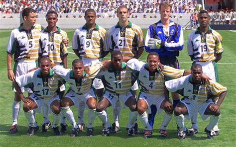 France claim famous victory over boks. South Africa team group at the 1998 World Cup Finals ...