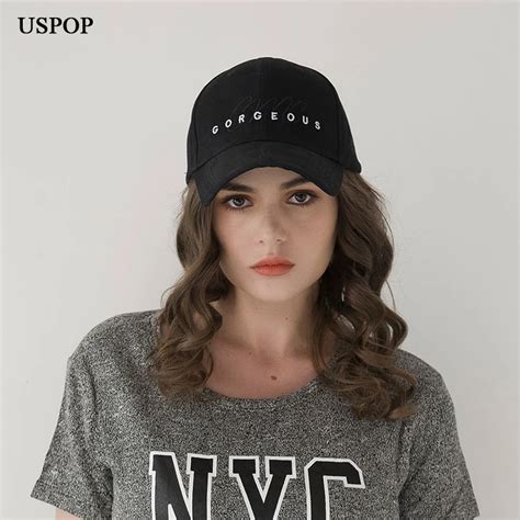 uspop 2018 new baseball caps women cotton letter embroidery baseball caps unisex women men