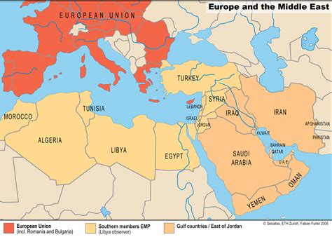 Printable Map Europe And Middle East Unique Middle East And North