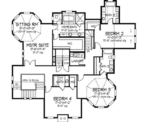 Victorian Style House Plan 5 Beds 55 Baths 4898 Sqft Plan 320 414