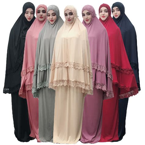 World Traditional Clothing Muslim Women Full Cover Prayer Barrel Skirt Islam Modest Long