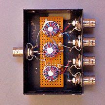 Preferably use an external long wire antenna and a ground so remember, the switched power supply is the enemy of the am radio (in some cases fm too). 4-port-box home brew antenna splitter | Ham radio, Ham ...