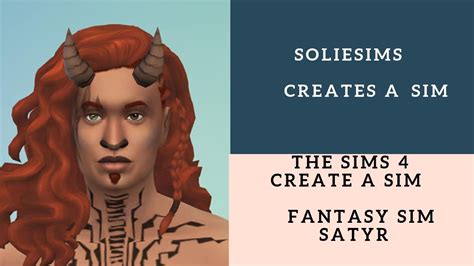 The Sims 4 Create A Sim Fantasy Other Worldly Simsatyr Youtube