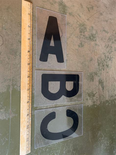 Medium 5 Inch Vintage Sign Letters Available By The Letter Etsy