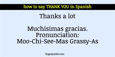 Thank You In Spanish Thank You In Spanish Learn Spanish Thankful