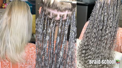 How To Braid Fine Straight Hairgrey Knotless Goddess Braidsbraid