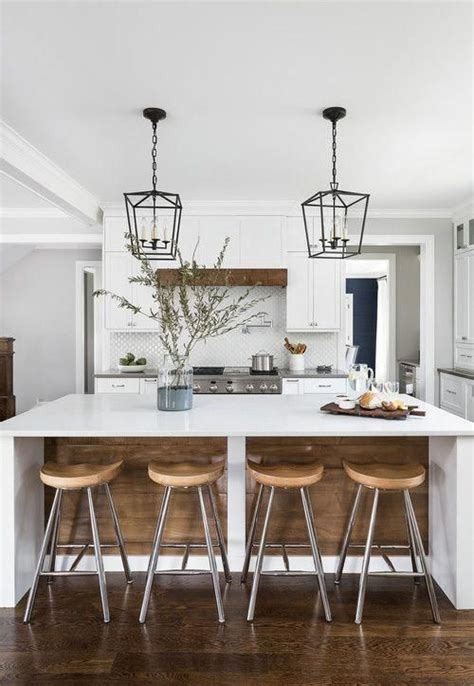 White And Wood Modern Farmhouse Kitchen Ideas Pickled Barrel