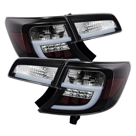 2012 2014 Toyota Camry Black Light Bar Led Tail Lights Alt Yd Tc12 Lbled Bk