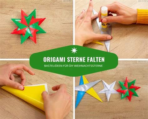 Origami Sterne F R Weihnachten Selber Falten Einfache Anleitungen