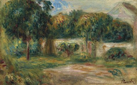 Pierre Auguste Renoir 1841 1919 Paysage A Cagnes 1895 Auctions