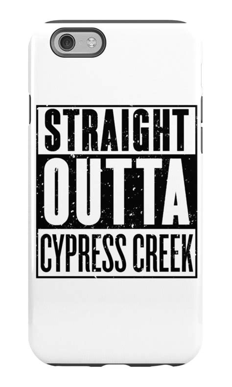 Straight Outta Cypress Creek Inverted Roufxis Rb Iphone Cases