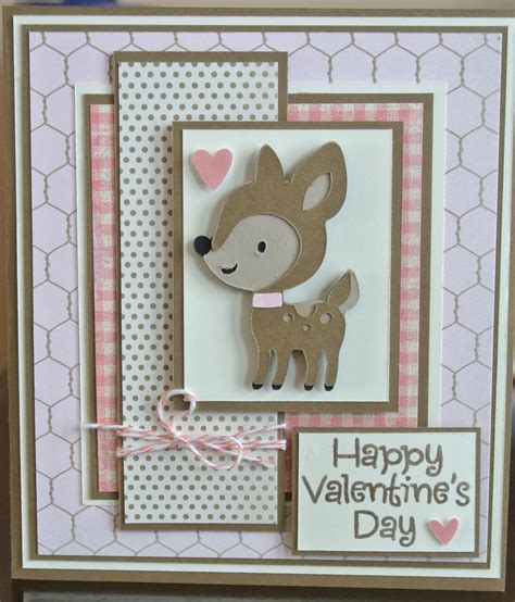 Cac 1 Deer Kids Birthday Cards Handmade Birthday Cards Valentine