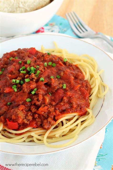 Slow Cooker Spaghetti Sauce An Easy Veggie Loaded Sauce That Even The