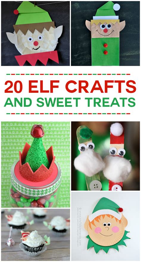 20 Elf Crafts And Treats Kids Activities