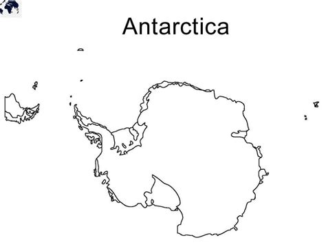 Map Of Antarctica Blank Blank World Map