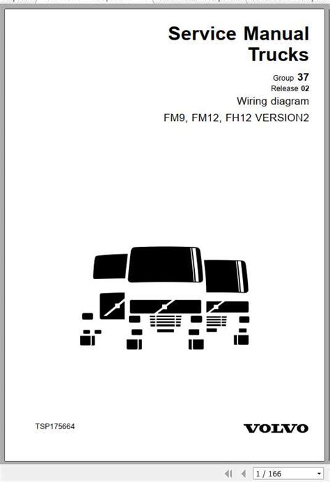 Volvo Trucks Buses Fm12 Electrical Wiring Diagram Auto Repair Manual
