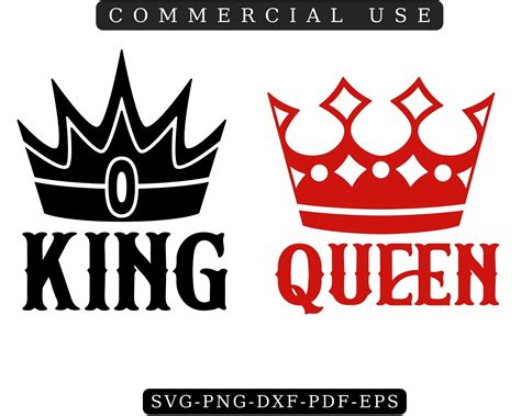 King Y Queen Queen Art Queen Crown Crown Silhouette Silhouette