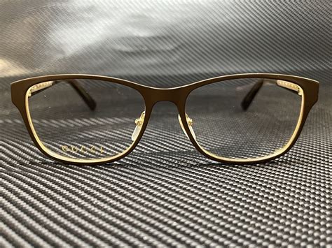 Gucci Gg0304o 002 Havana Womens Authentic Eyeglasses Frame 53 Mm Ebay