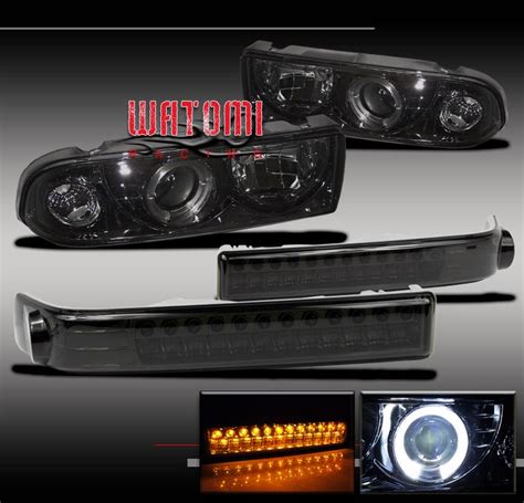 Find 98 04 Chevy S10blazer Halo Projector Headlightsbumper Signal In