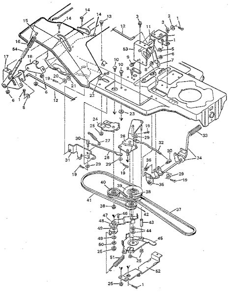 Craftsman Lawn Tractor Wiring Diagram Parts Model 502254261
