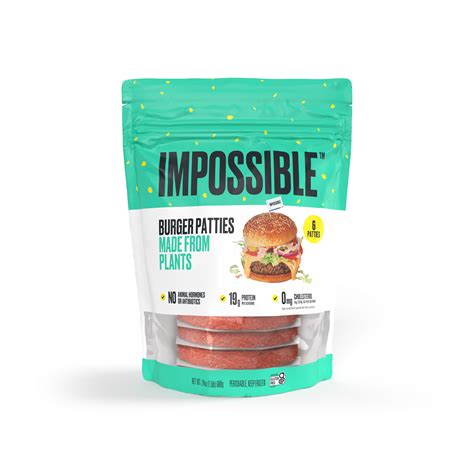 new impossible foods frozen patties available in grocery stores nationwide one green planet