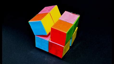 C Mo Hacer Un Infinito Cube De Papel Youtube