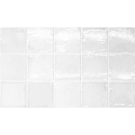 Altea White 10cm X 10cm Wall Tile