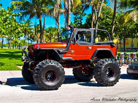 Monster Jeep Miami Beach Fl Aaron Whitaker Flickr Cj Jeep Jeep