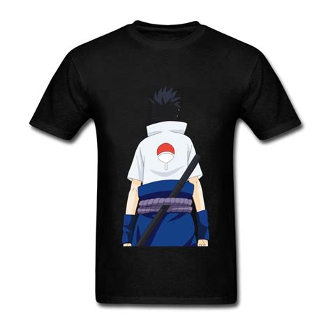 Al Por Mayor La Camiseta De Los Hombres Naruto Sasuke Back Alta Calidad Verano Camiseta Camiseta