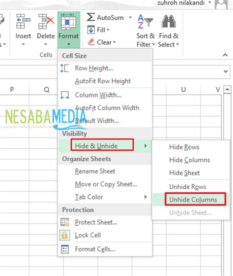 Tutorial Zum Ausblenden Von Spalten Oder Zeilen In Microsoft Excel