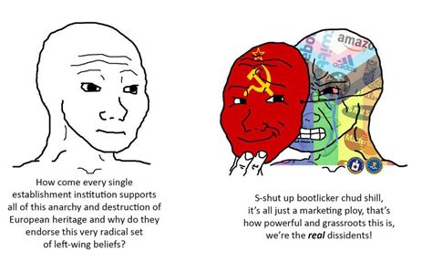 Wojak Vs Wojak Progressivism Wojak Comics Know Your Meme