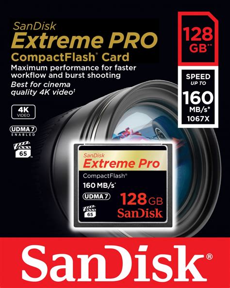 Sandisk Compact Flash Extreme Pro 128gb Foto Erhardt