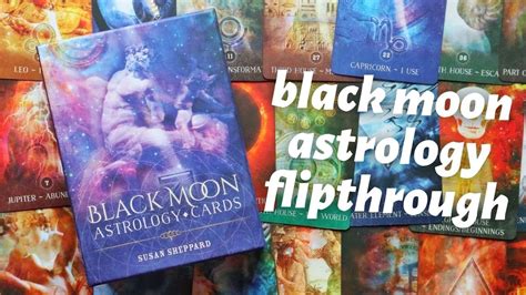 Black Moon Oracle Deck Flip Through Astrology Oracle Cards YouTube