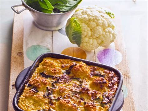 Cheesy Cauliflower And Spinach Casserole Recipe Eatsmarter