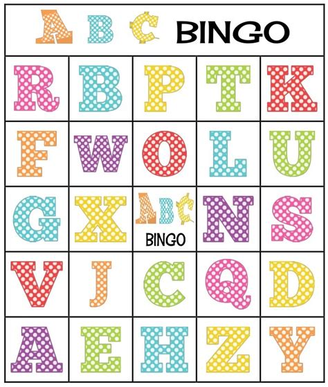Alfabetização Bingo Do Alfabeto Cartelas E Letras Para Bingo