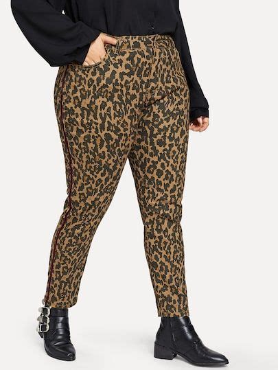 Plus Leopard Print Skinny Jeans Printed Skinny Jeans Leopard Print