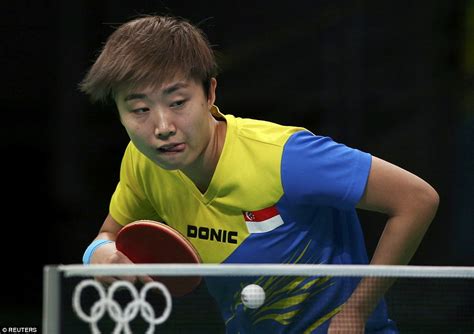 For the first 10 minutes of her women's singles third round match, nothing seemed to be going for singapore paddler feng tianwei. The weird and wonderful faces pulled by table tennis Rio ...
