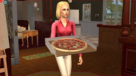 Mod The Sims Pizza Random Topping Mod Types Of Pizza Eating Fast
