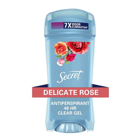 Secret Fresh Clear Gel Antiperspirant Deodorant For Women Delicate