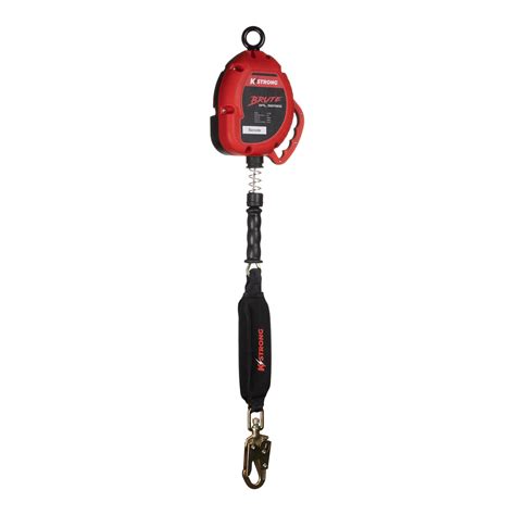 KStrong® BRUTE™ 25 ft. Cable SRL-LE with snap hook. Includes installation carabiner and tagline ...