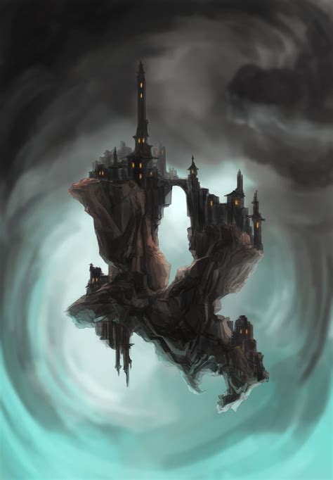 Pin By Ratman13 On Disembodied Referencias Arte Floating City Dark
