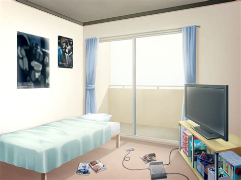 Image of aesthetic laptop wallpaper lofi. Anime Landscape: Anime Teenager Bedroom Background