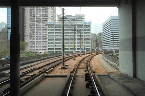 Hong Kong Mtr Light Rail Tuen Mun District Editorial Stock Image