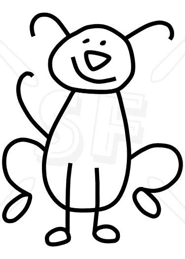Stick Figure Dog Drawing At Explore Collection Of