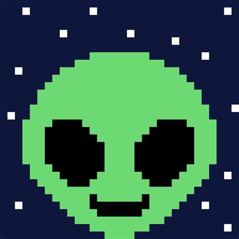 Pixilart Alien In Space By Ajsdead